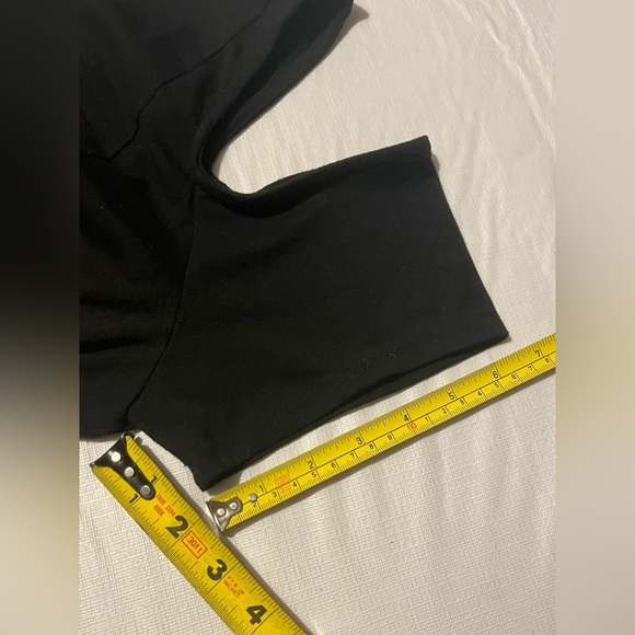 Torrid Midi Cold Shoulder Dress Black Handkerchief/Hanky Hem Strappy V-Neck Boho - Picture 10 of 13